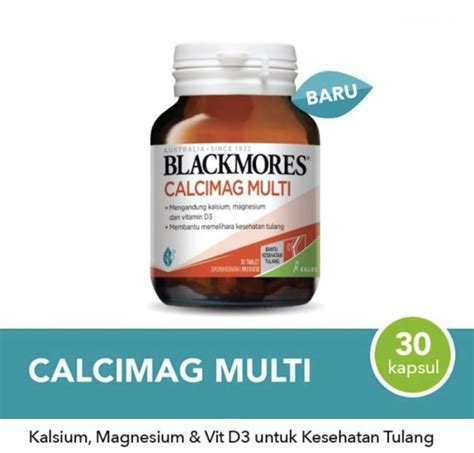 Jual Blackmores Calcimag Multi Calcium Magnesium 60 Di Seller Healing