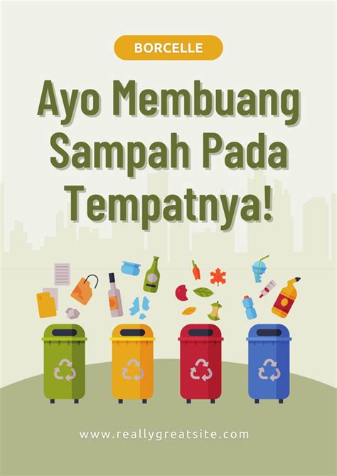 Contoh Poster Daur Ulang Untuk Kampanye Anda Canva