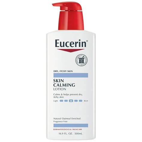 Eucerin Skin Calming Body Lotion For Dry Itchy Skin 169 Fl Oz