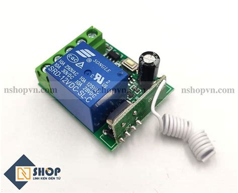 bo dieu khien relay  kenh hoc lenh mhz nshop