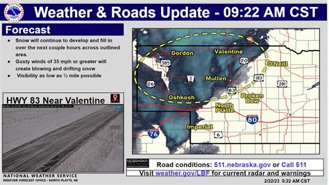 NWS North Platte On Twitter Snow Will Continue To Develop And Fill In