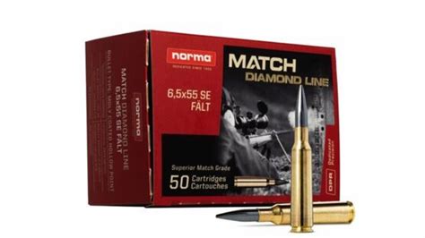 Munition NORMA Match Line 6 5x55 SE Diamond Line Field 8 4g 130gr