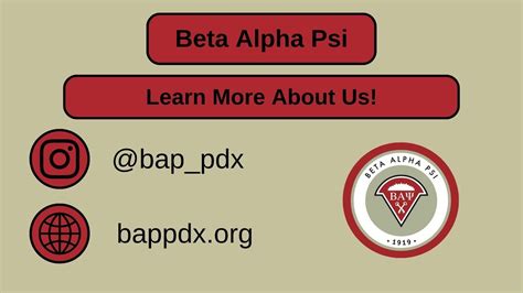 Introduction To Beta Alpha Psi Youtube