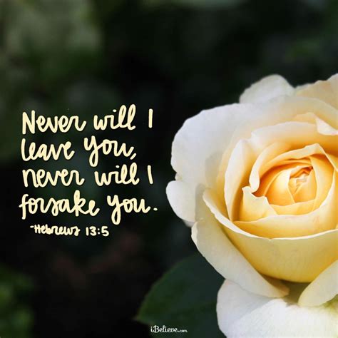 God Will Never Leave Or Forsake You Your Daily Verse