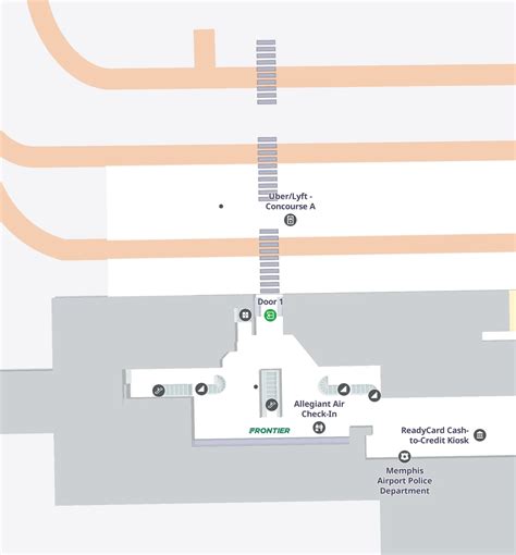 Memphis International Airport Terminal Map (2025-2024) - All Maps