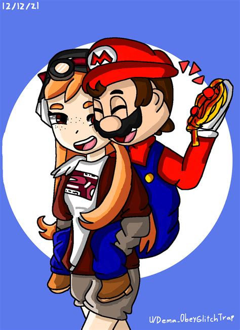 Mario and Meggy : r/SMG4