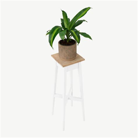 Florence Tall Plant Stand - White