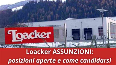 Loacker Nuove Assunzioni Le Posizioni Aperte E Le Opportunit La