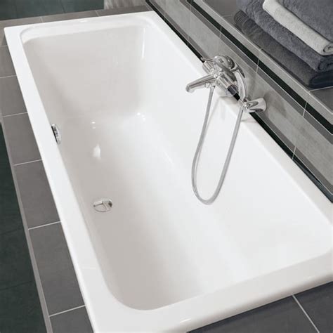 Villeroy Boch Architectura Duo Rechteck Badewanne Einbau weiß