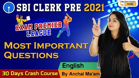 Most Important Questions SBI Clerk English SBI Clerk Prelims 2021