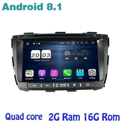 For Kia Sorento 2013 2014 Android 8 1 Quad Core Car Stereo Dvd Gps With