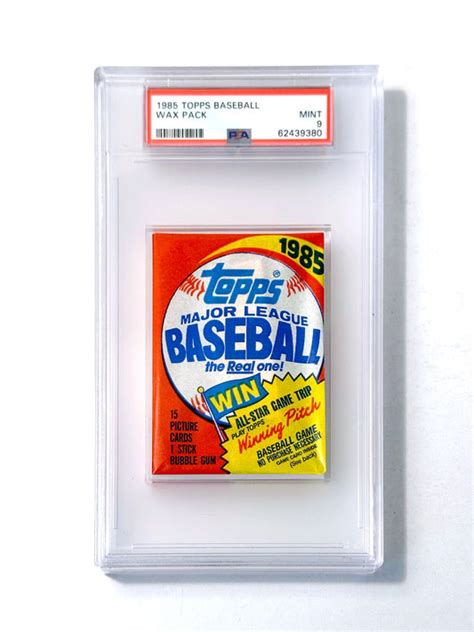 Psa Graded Baseball Packs Page 3 Retro Wax Pack