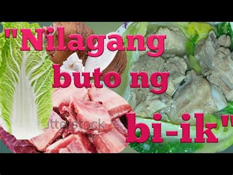 Nilagang Buto Ng Baboy With Petchay Panlasang Pinoy Filipino Style