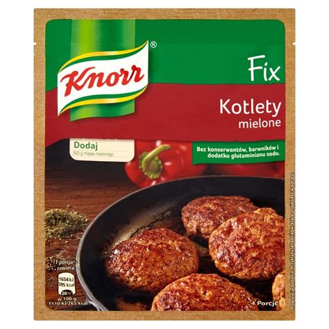 Knorr Fix Kotlety Mielone G Zakupy Online Z Dostaw Do Domu