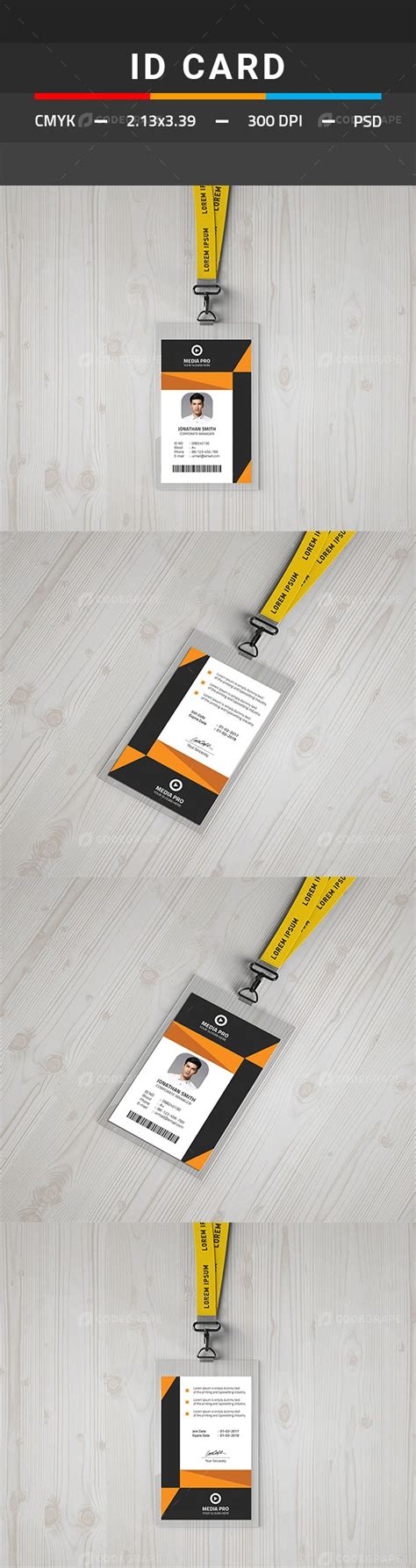 ID Card Template - Prints | CodeGrape