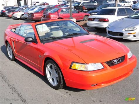 2000 Performance Red Ford Mustang Gt Convertible 23921559 Photo 6