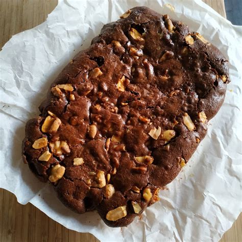 Brownie aux cacahuètes caramélisées de Cyril Lignac