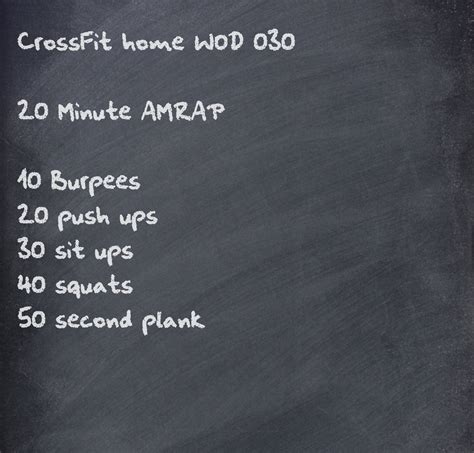 CrossFit Home WOD Crossfit Workouts At Home Crossfit Workouts