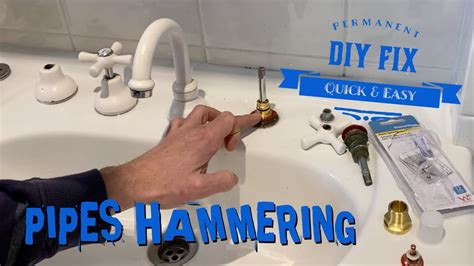 How To Stop Water Pipes Hammer Banging Permanently Install Ceramic