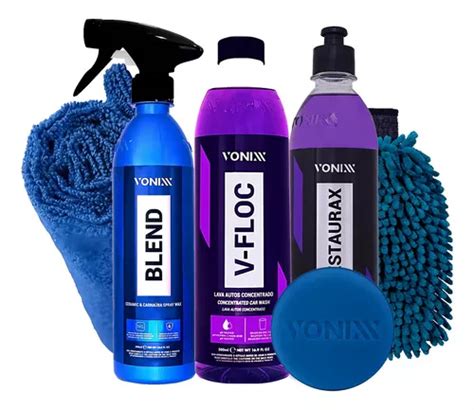 Kit Shampoo V Floc Blend Restaurax Luva Toalha Aplicador MercadoLivre