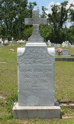 John Dawson Find A Grave Memorial