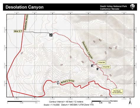 Desolation Canyon Death Valley National Park Us National Park Service