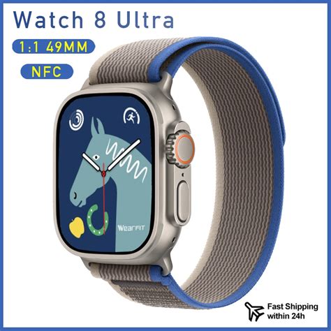 49mm 스마트 워치 울트라 시리즈 8 2022 Smartwatch NFC Waterproo 스포츠 시계 피트니스 트래커 무선