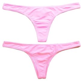 Bikinifun Bikini String Roze XL Stringbikini S Maat Bikinifun