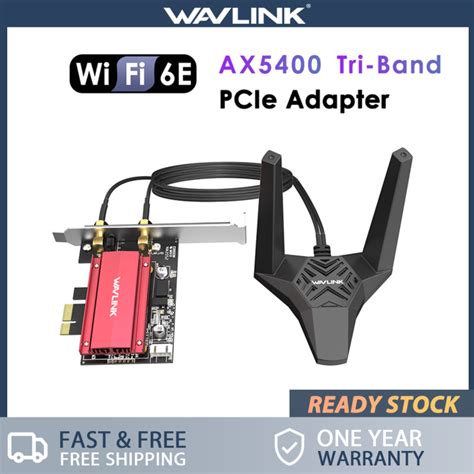 Wavlink 2023 New AX5400M WiFi 6E PCIe Network Card Tri Band AX210