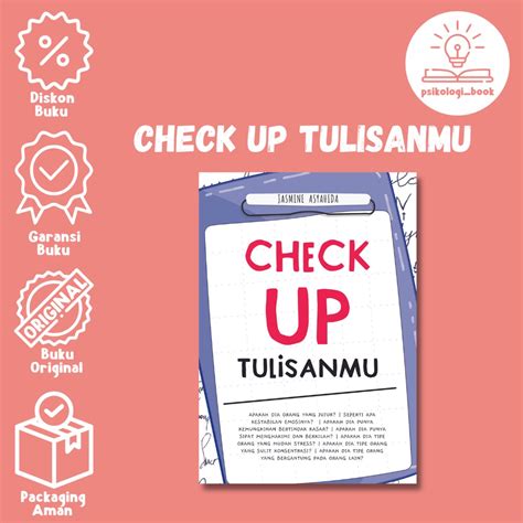 Jual Buku Check Up Tulisanmu Jasmine Asyahida Self Improvement