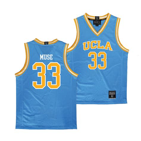 UCLA Women's Basketball Blue Jersey - Amanda Muse – The UCLA NIL Store