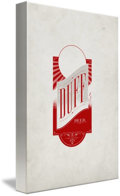 Duff Beer by Justin Van Genderen