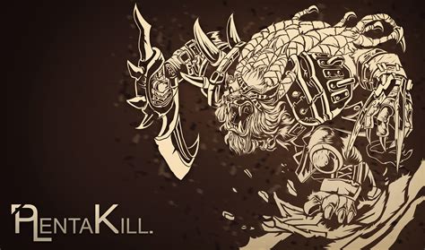 Wallpaper Drawing Illustration League Of Legends Rengar Art Sketch Organ 2560x1510