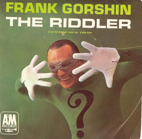 It's Great Shakes: Frank Gorshin: The Riddler (A&M 804)