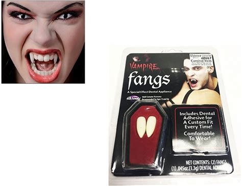 Fangs Dentures Vampire Costume Accessory Toys And Games Amazon Canada