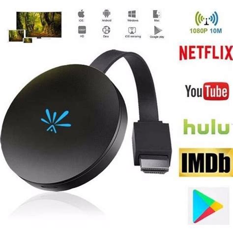 Dongle WiFi sans Fil Récepteur Adaptateur HD HDMI TV Stick Pour Netflix