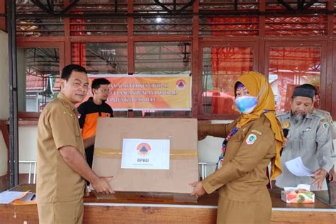 BNPB Bantu Alat Prokes Cegah COVID 19 Di Kapuas Hulu ANTARA News