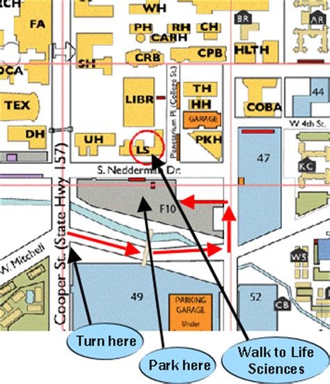 Uta Campus Map