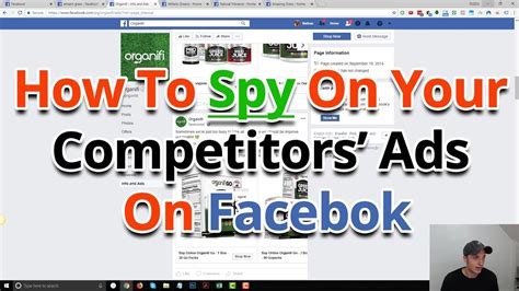 How To Spy On Your Competitors Ads On Facebook YouTube