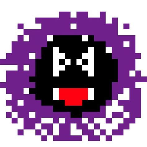 Gastly Pixel Art! | Pokémon Amino