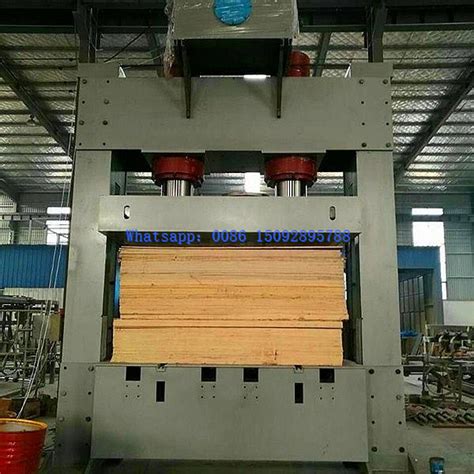 China 500t Plywood Cold Hot Press Machine With Chain Loading Unloading