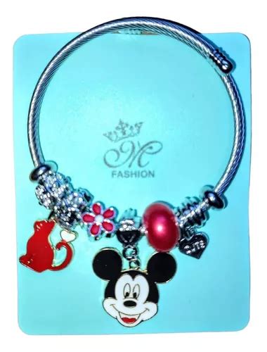 Pulsera De Acero Inoxidable Tipo Pandora Con Charms Mercadolibre