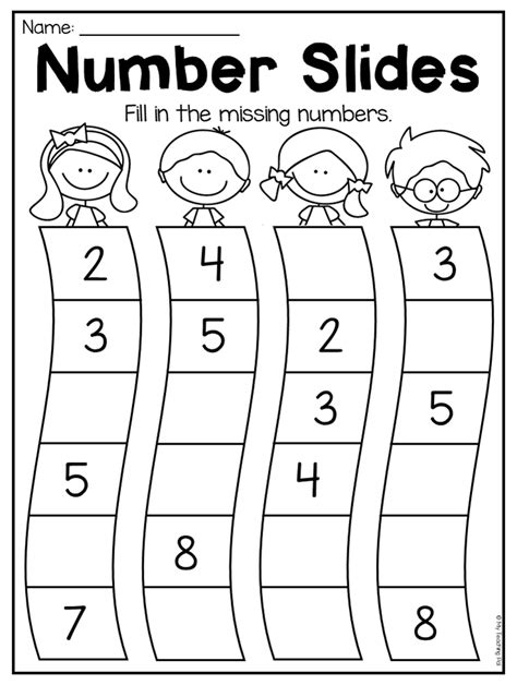 Number Worksheet For Kg Kindergarten Counting