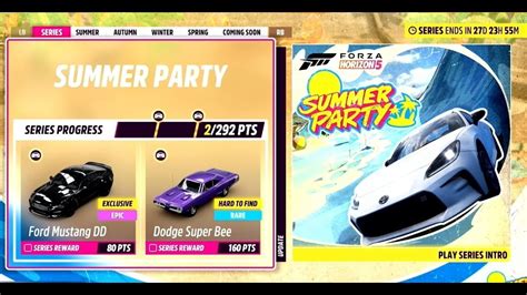 Forza Horizon 5 Festival Playlist Series 23 Summer Party New Cars