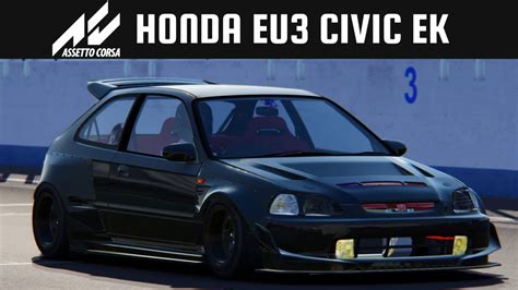 ASSETTO CORSA MOD HONDA EU3 CIVIC EK DOWNLOAD DO MOD NA DESCRIÇÃO