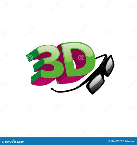 Vector Logo Stereoscopy Stock Vector Illustration Of Spectator 126420772