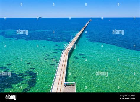 Aerial view of Busselton jetty in Australia Stock Photo - Alamy