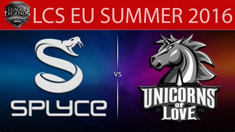 LoL VODs SPY Vs UOL Game 1 LCS EU Summer 2016 30 06 2016 Splyce