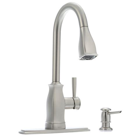 Moen Hensley Single Handle Pull Down Sprayer Kitchen Faucet With Reflex