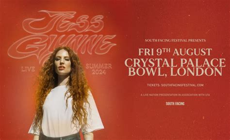 Jess Glynne Cian Ducrot Supports Tickets Crystal Palace Bowl